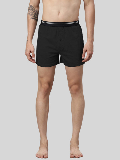 2 Pack Solid Cotton Boxers